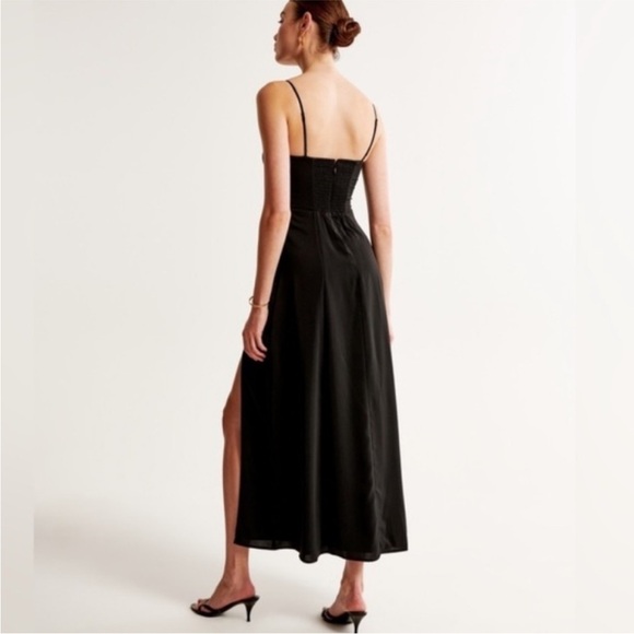 Abercrombie & Fitch Camile Spaghetti Strap Long Slit New Years Eve Party Dress - Picture 4 of 6